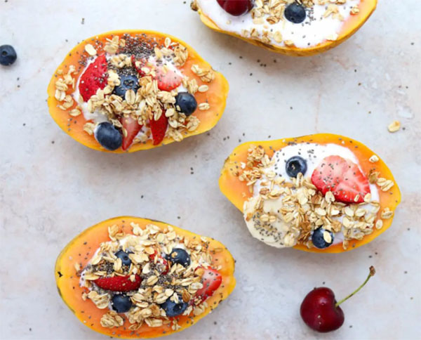 Breakfast Papaya Bowl