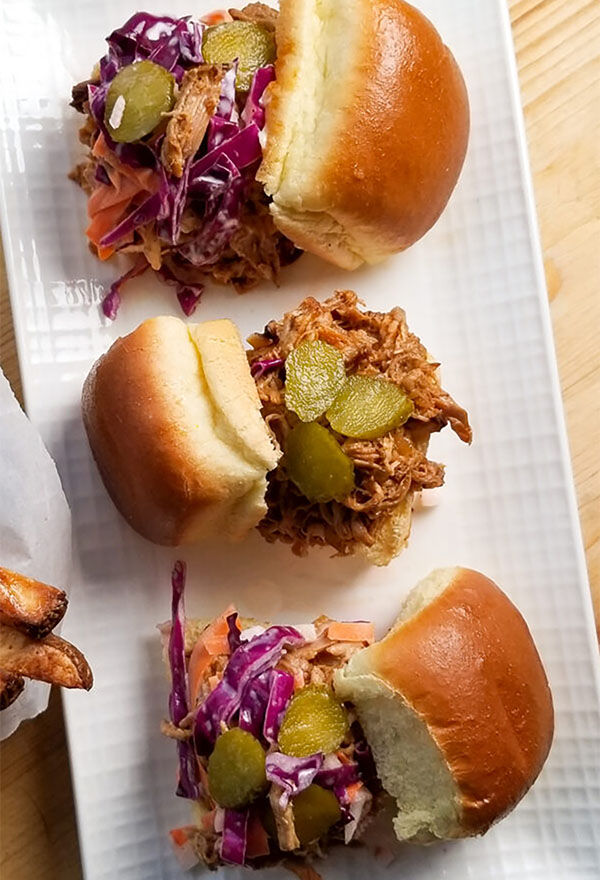 Crockpot Pulled Pork Sliders